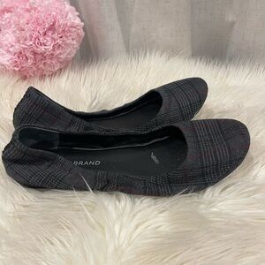 Lucky Brand Plaid Flats Loafers Shoes Size 8.5